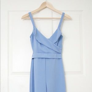 Fashion Nova | Baby Blue Jumpsuit